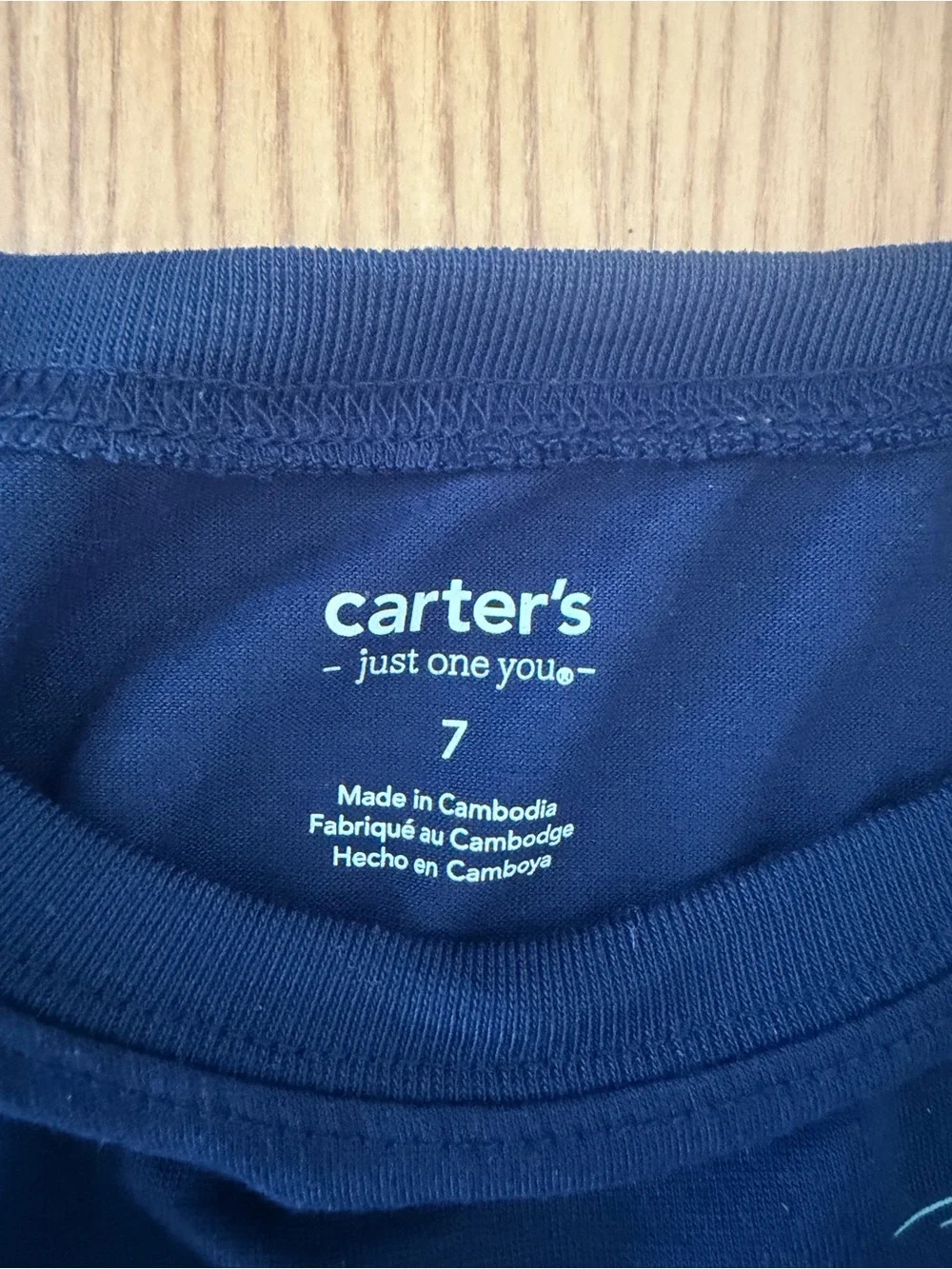 Carter's Navy Long-Sleeve Tee with Racing Car Graphic